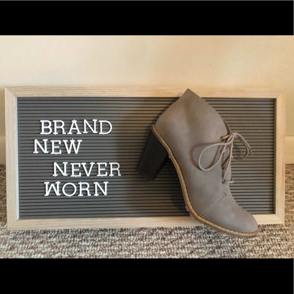 Gray Booties